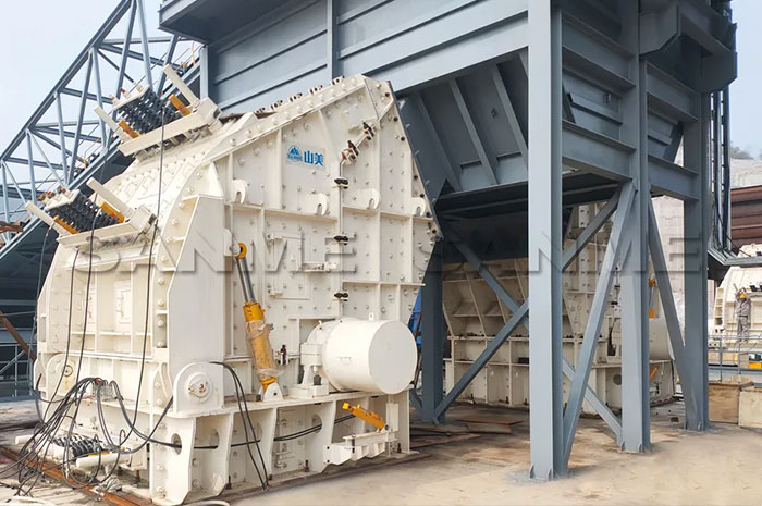 時產(chǎn)3600噸｜山美大型反擊式破碎機(jī)服務(wù)于江西骨料項目