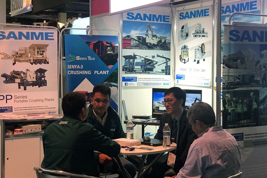 疫情擋不住走出去的腳步，山美股份亮相美國工程機械博覽會(CONEXPO-CON/AGG)向世界展示產(chǎn)品及服務(wù)