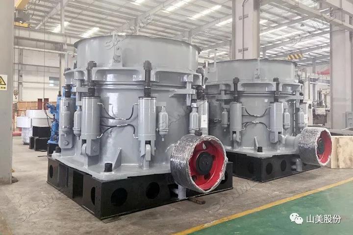 發(fā)貨｜上海山美股份4臺大型圓錐破碎機奔赴河南信陽時產1400噸尾礦制砂項目現(xiàn)場