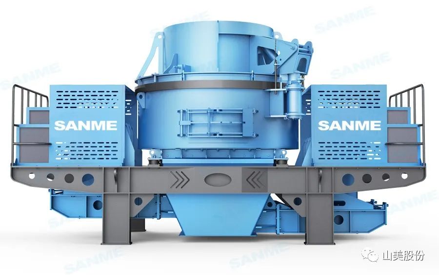 砂石協會報道！上海山美大進料、大產量立式沖擊破碎機（制砂機）成功用于東方希望骨料生產線升級改造項目！